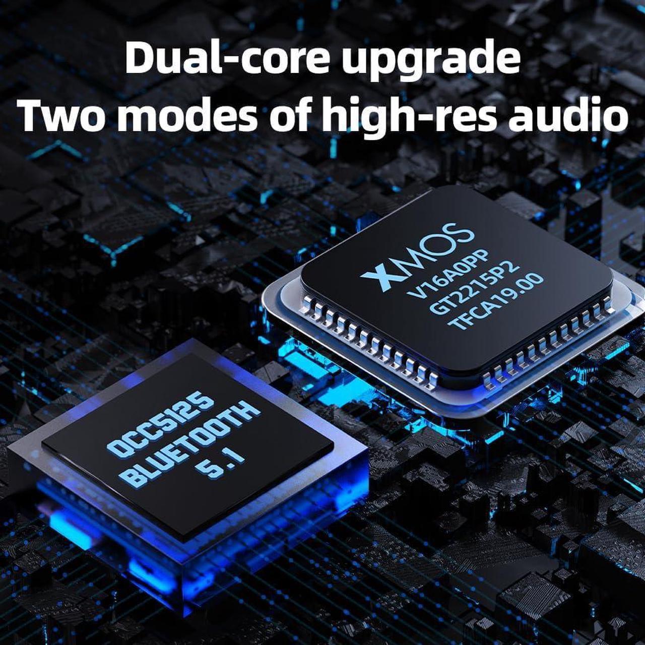 Alt view image 5 of 7 - FiiO BTR15 Headphone Amps Bluetooth 5.1 Receiver High Resolution 384K/32Bit Native DSD256 USB DAC Supports LDAC/aptX HD/MQA for Smartphones/PC/Car/Home Audio (Black)