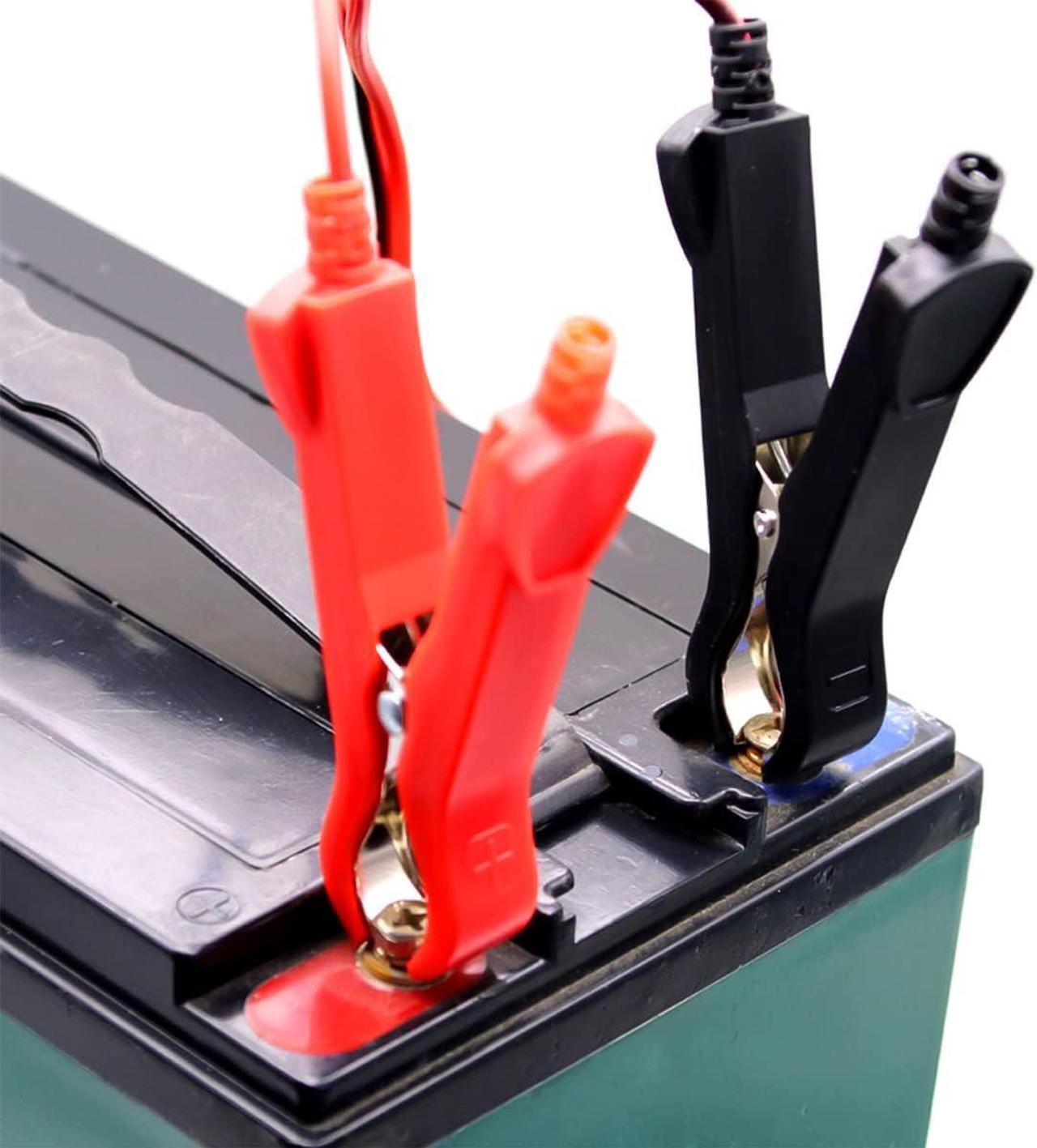 Alt view image 6 of 7 - Car Battery Charger, 12V-6A Automatic Battery Charger/Maintainer Smart Fully Trickle Charger for Cars, Motorcycles, SUVs, Engineering Vehicles, AGM/Gel Lead Acid Battery