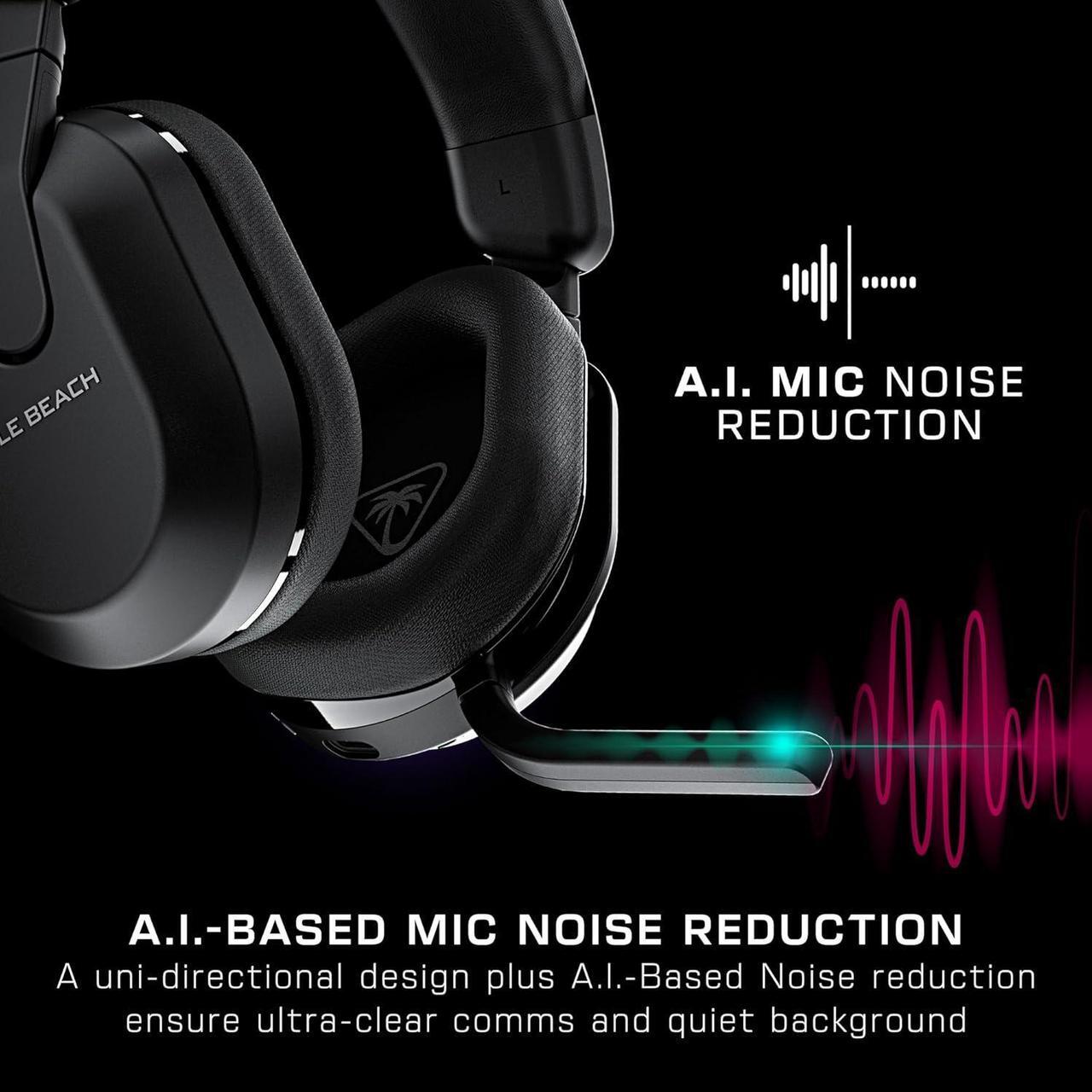 Alt view image 4 of 7 - Turtle Beach Stealth 600 Gen 3 Wireless Multiplatform Amplified Gaming Headset for Xbox Series X|S, Xbox One, PC, PS5, PS4, Mobile  Bluetooth, 80-Hr Battery, AI Noise-Cancelling Mic  Black
