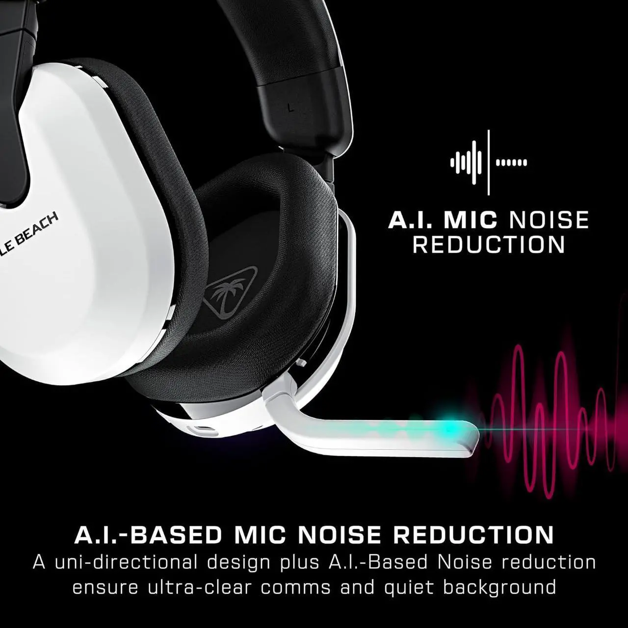 Alt view image 4 of 7 - Turtle Beach Stealth 600 Gen 3 Wireless Multiplatform Amplified Gaming Headset for Xbox Series X|S, Xbox One, PC, PS5, PS4, Mobile  Bluetooth, 80-Hr Battery, AI Noise-Cancelling Mic  White