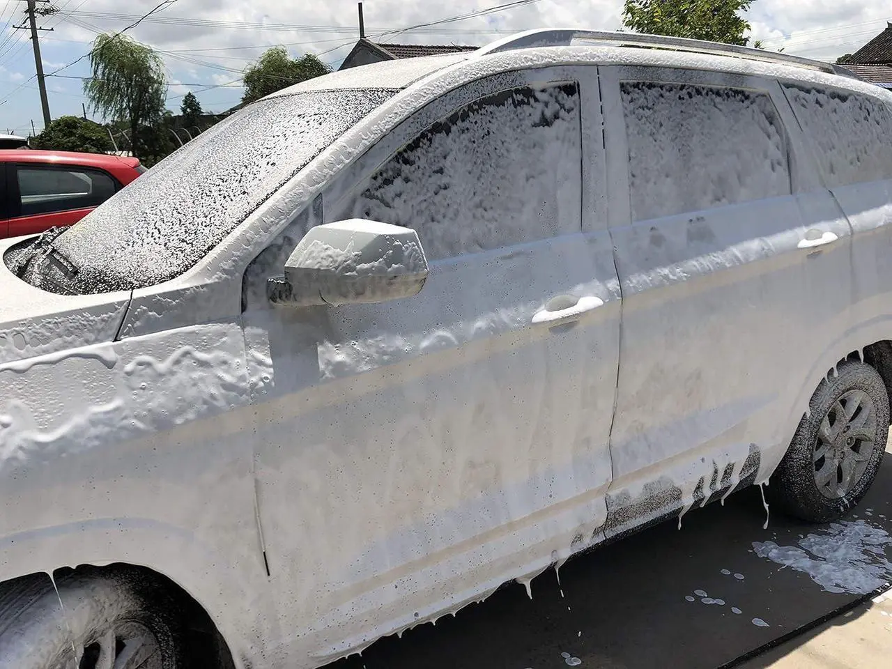 Alt view image 7 of 7 - Foam Cannon, Compatible with Portland Husky and Ryobi Pressure Washer, with 5 Nozzle Tips, 1/4 Inch Quick Connector