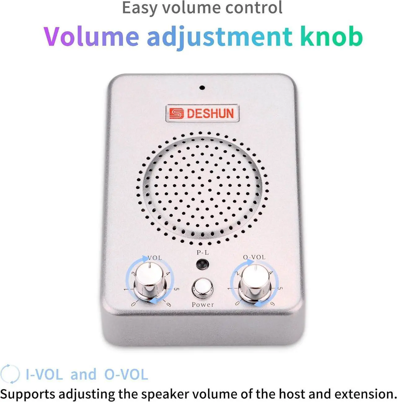 Alt view image 4 of 7 - Window intercom System Dual Way, Window Speakers, A walkie-Talkie That can be Attached to Glass,Built-in Microphone, intercom System for The Business/Bank/Office/Hospital/Station/Catering