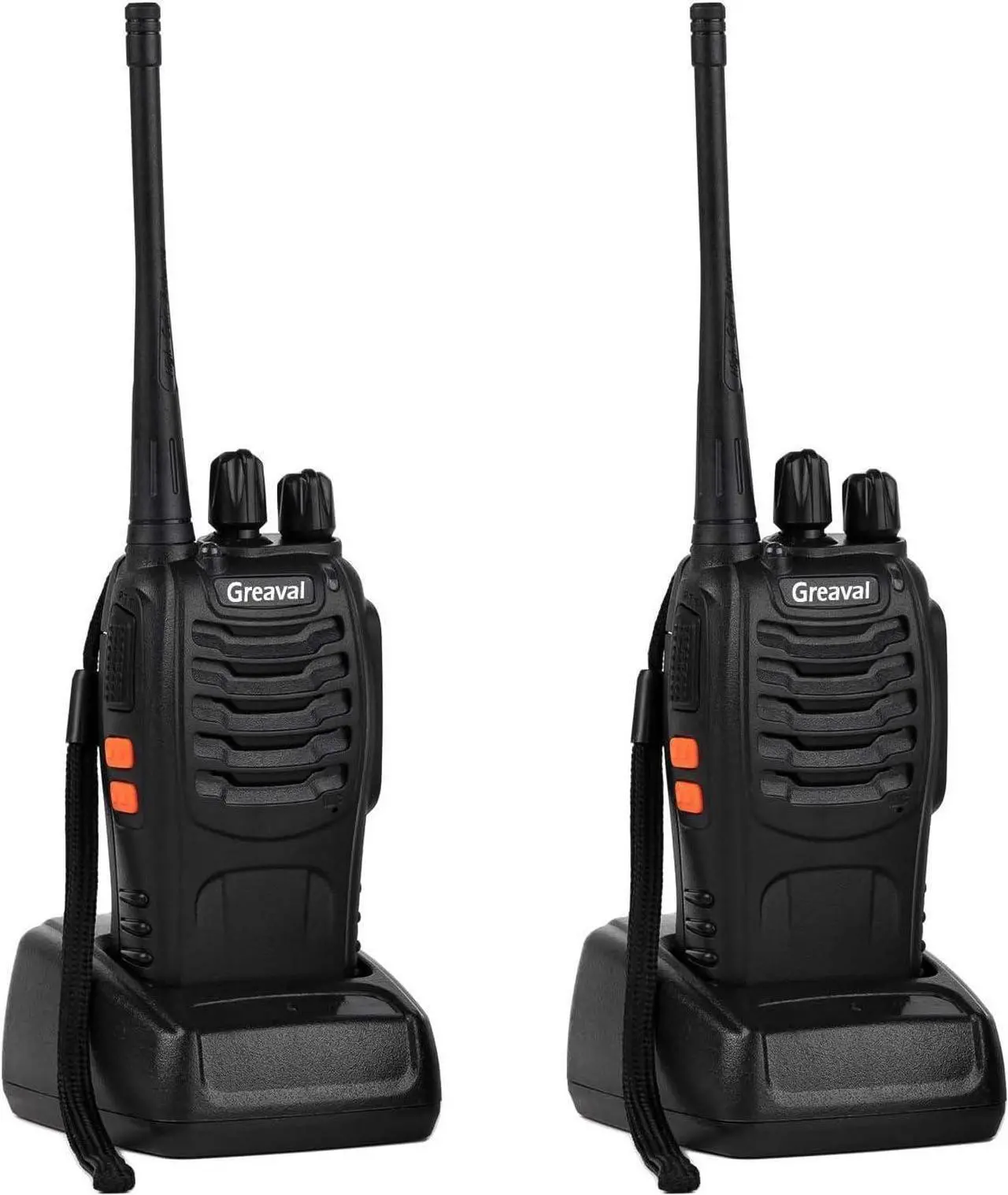 Main image of Walkie Talkies Rechargeable Long Range Two-Way Radio with Earpiece,16-Channel UHF Handheld Walky Talky with Flashlight Li-ion Battery and Charger(2 Pack)
