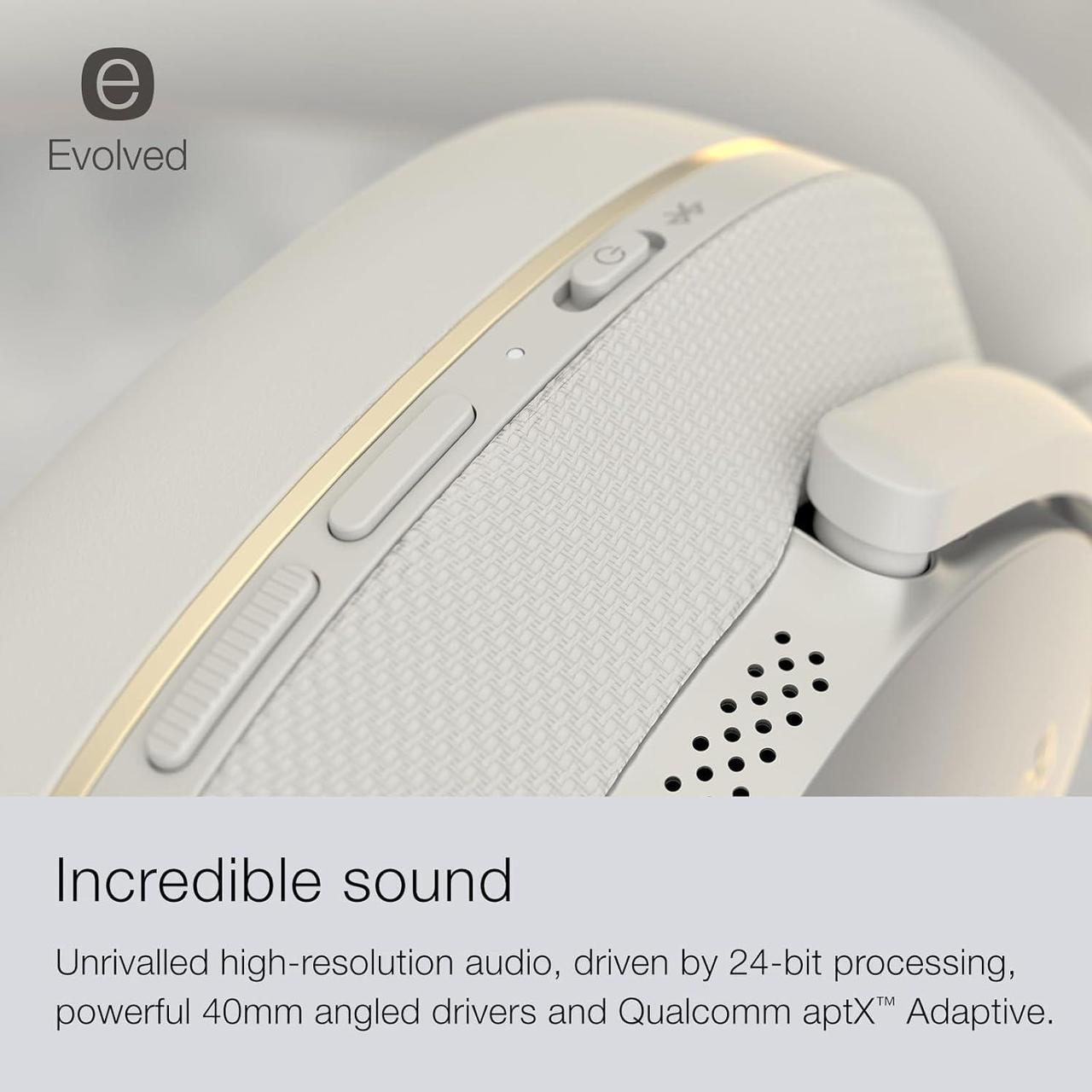 Alt view image 3 of 6 - Bowers & Wilkins Px7 S2e Over-Ear Headphones - Enhanced Noise Cancellation & Transparency Mode, Crystal-Clear Calls, Bluetooth, 30-Hour Playback, Forest Green