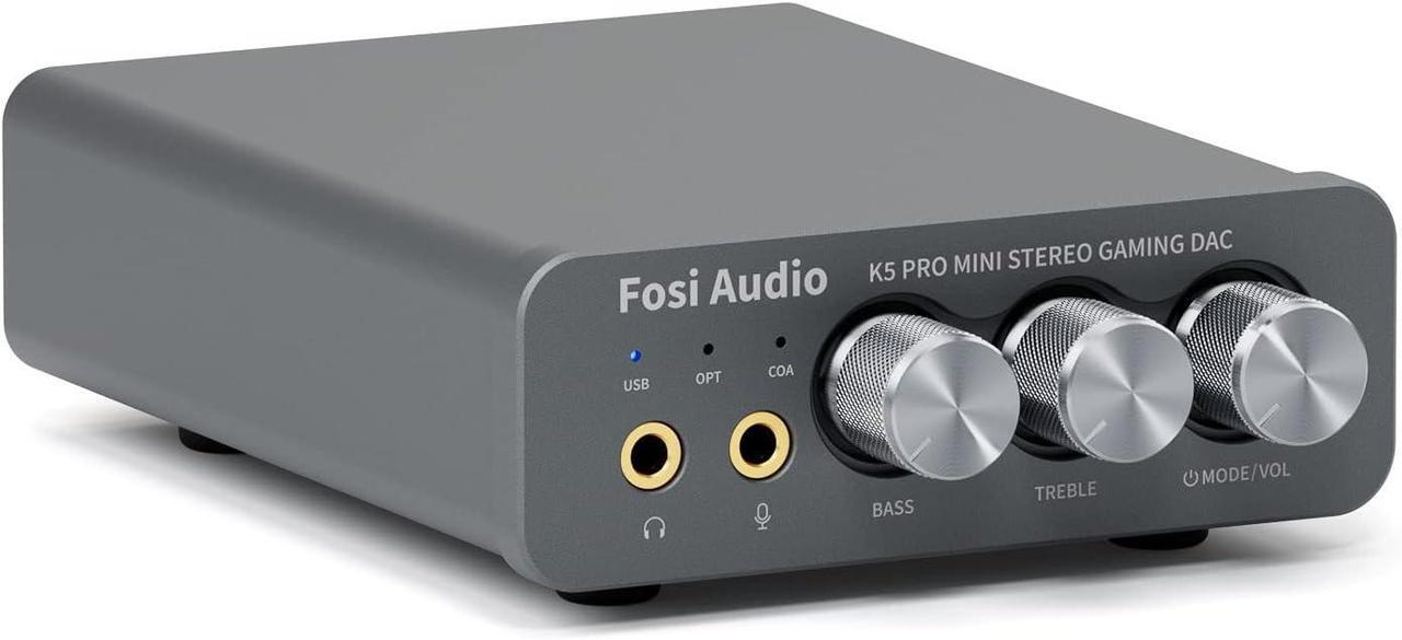 Main image of K5 Pro Gaming DAC Headphone Amplifier Mini Hi-Fi Stereo Digital-to-Analog Audio Converter USB Type C/Optical/Coaxial to RCA/3.5MM AUX for PS5/PC/MAC/Computer