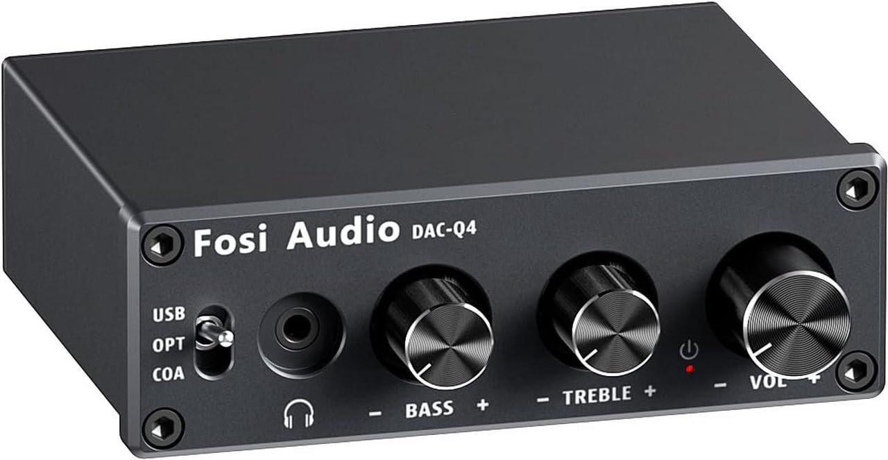 Main image of Q4 Desktop DAC Headphone Amp for PC Mini Stereo Headphone Amplifier Combo USB Optical Coaxial to RCA AUX Digital-to-Analog Audio Converter Adapter for Home Powered Speakers