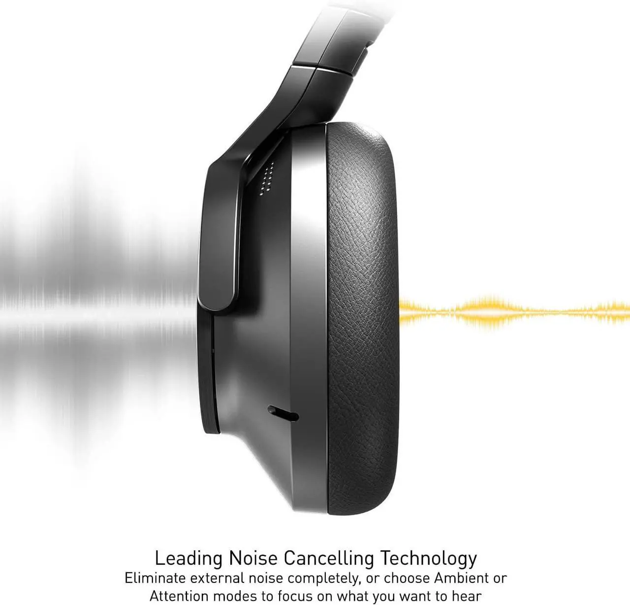 Alt view image 4 of 7 - Technics Wireless Noise Cancelling Headphones, 50 Hours Battery Life, High-Fidelity Bluetooth Headphones with Multi-Point Connectivity, Impressive Call Quality, and Comfort Fit