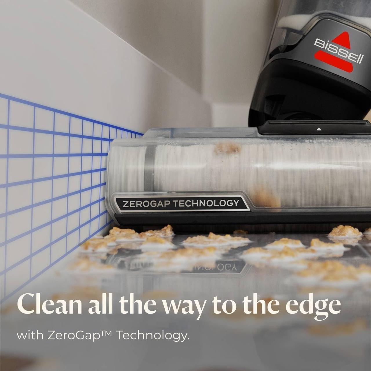 Alt view image 4 of 7 - Bissell CrossWave OmniForce Edge Cordless Multi-Surface Hard Floor Cleaner Wet Dry Vacuum with Zero-Gap Edge Technology