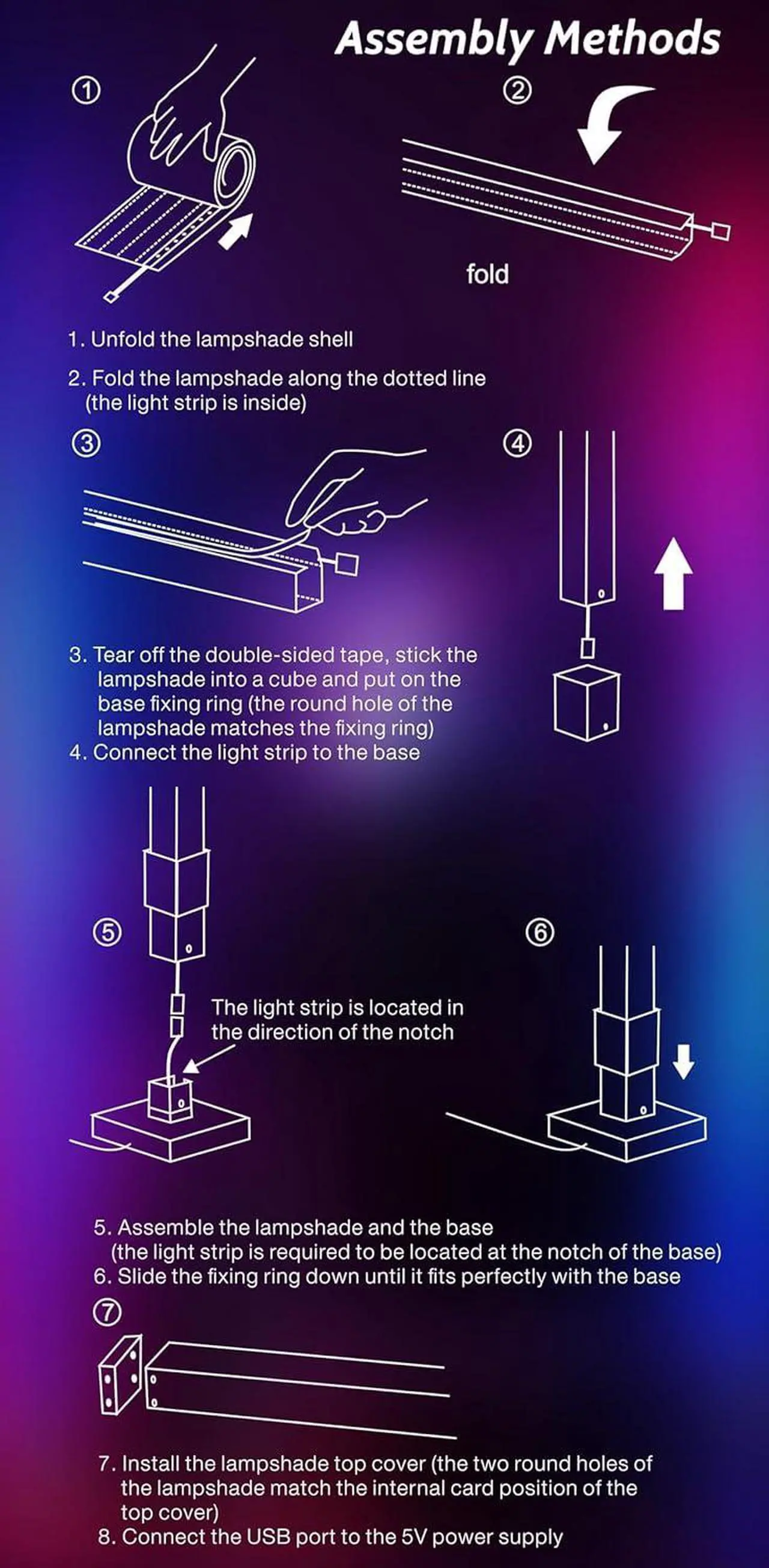 Alt view image 7 of 7 - ICRGB Corner Floor Lamp, DIY Floor Lamp with Music Sync and 16 Million Colors, Color Changing Standing Floor LED Lights for Bedroom Living Room Decor, Ambient Mood Lighting Gaming Accessories