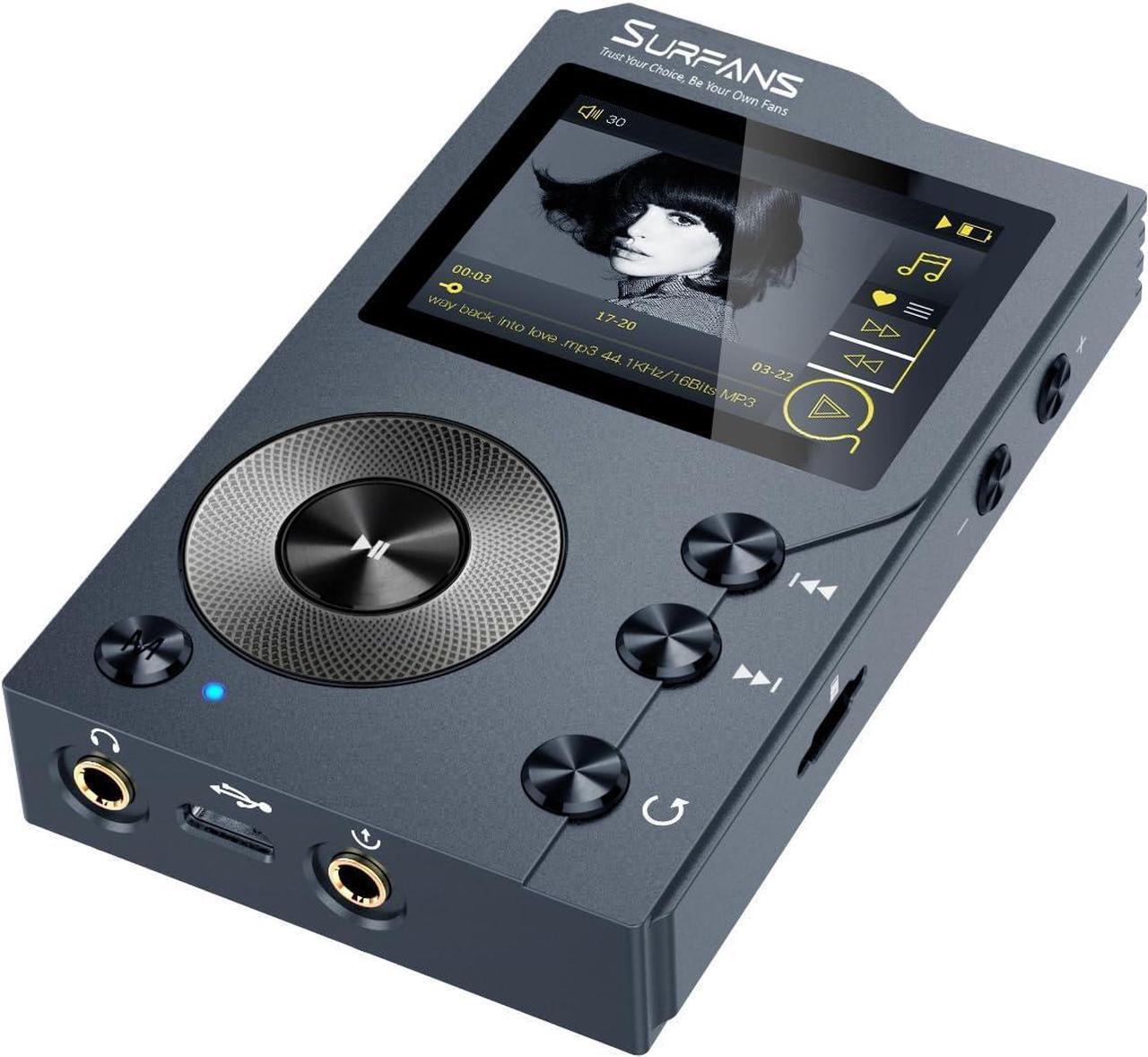 Main image of F20 HiFi MP3 Player with Bluetooth5.2, Lossless DSD High Resolution Digital Audio Music Player, High-Res Portable Audio Player with 64GB Memory Card, Support up to 256GB
