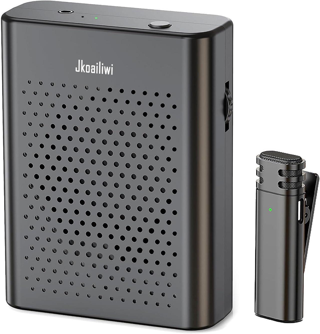 Main image of Portable Voice Amplifier with Wireless Lapel Microphone for Teachers, Tour Guide, Elderly, Wireless Voice Amplifier for Classroom, Clip On Microphone System Speaker, Teacher Must Haves