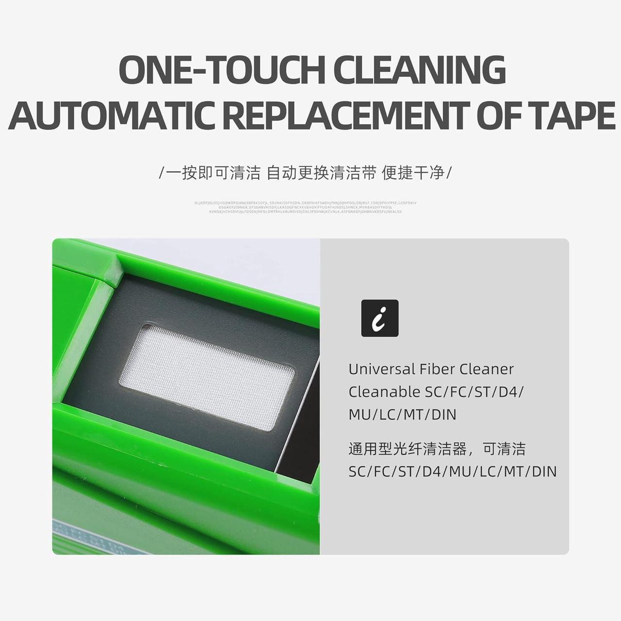 Alt view image 2 of 7 - FTTH Optical Fiber Cable Cleaner Pen Tool Kit 2.5mm LC MU 1.25mm SC FC ST LC Connector Joiner Fiber Optic Cleaning Box Tool 500+ Cleans