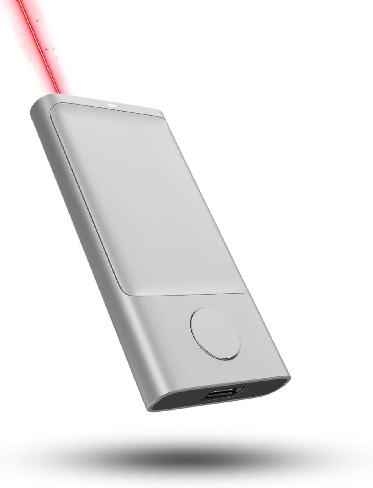 Main image of Bluetooth Presentation Clicker Wireless Presenter, Air Mouse with Red Light Presentation Remote for MacOS (2013 or Later), Win 8/10/11 (with BLE)/, iPadOS 13 or Above, Android 5 or Above