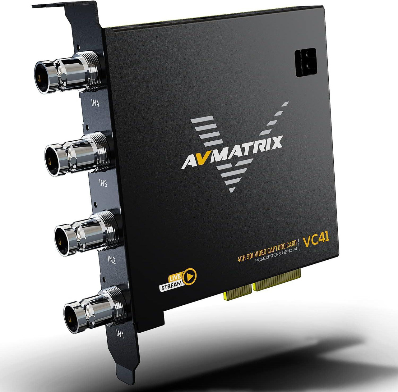 AVMATRIX PCIE Capture Card for PC, 4CH SDI with 1080P60 Ultra-Low ...