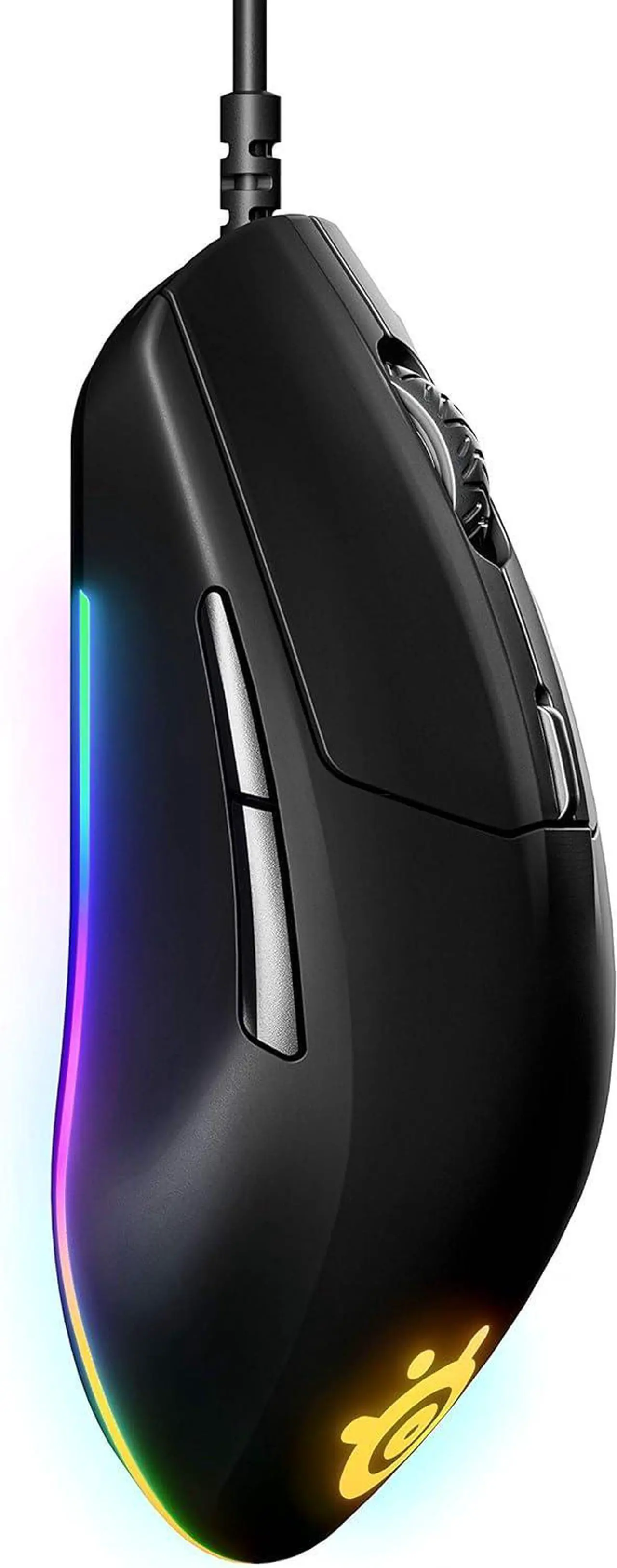 Alt view image 5 of 7 - SteelSeries Apex 7 TKL Compact Mechanical Gaming Keyboard  OLED Smart Display  USB Passthrough and Media Controls  Linear and Quiet  RGB Backlit (Red Switch) with Rival 3 Gaming Mouse