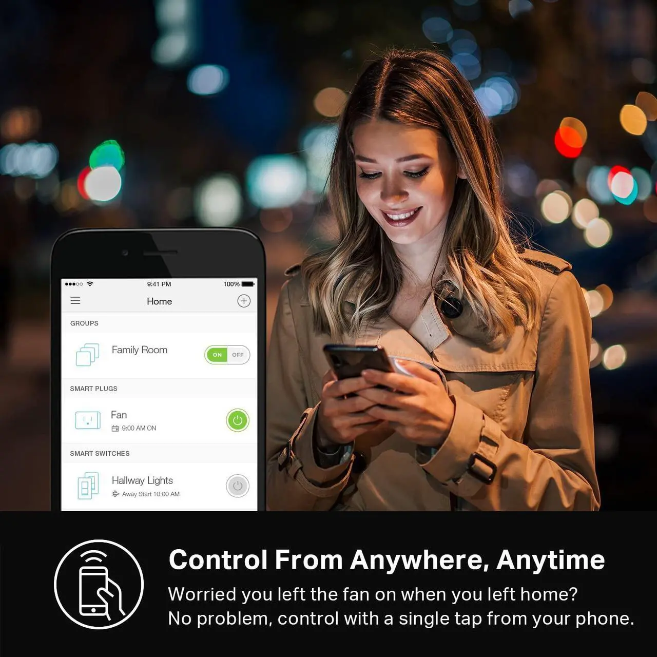 Alt view image 7 of 7 - Kasa Smart Plug Mini 15A, Apple HomeKit Supported, Smart Outlet Works with Siri, Alexa & Google Home, UL Certified, App Control, Scheduling, Timer, 2.4G WiFi Only, 4 Count (EP25P4), White