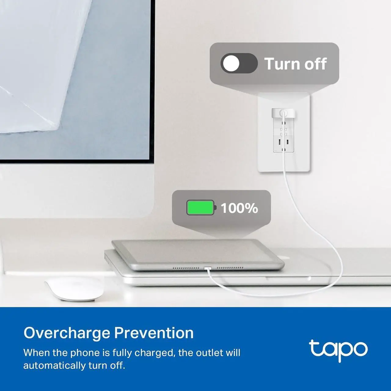 Alt view image 6 of 7 - TP-Link Tapo Matter Supported Smart Plug Mini, Compact Design, 15A/1800W Max, Super Easy Setup, Works with Apple Home, Alexa & Google Home, UL Certified, 2.4G Wi-Fi Only, White, Tapo P125M(3-Pack)