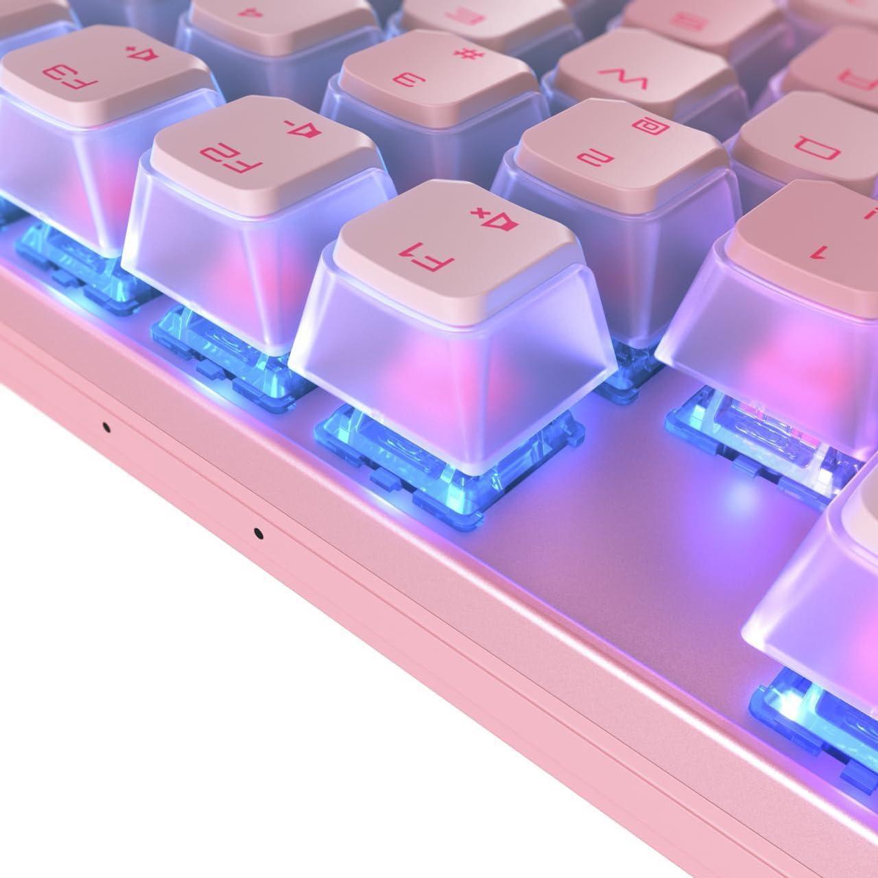 Alt view image 4 of 5 - Cherry MX 8.2 TKL Wireless Gaming Keyboard XAGA Edition. (Pink, MX2A Red Switch)