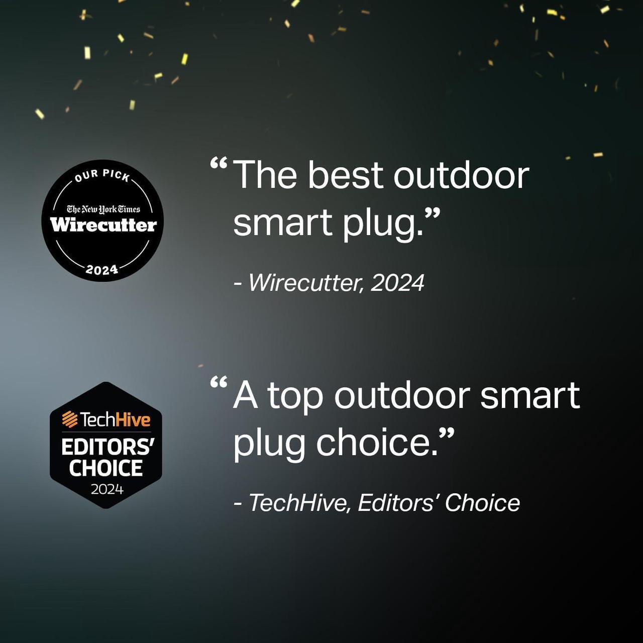 Alt view image 2 of 7 - TP-Link Tapo Matter Outdoor Smart Plug, 2 Individual outlets, IP65 Weather Resistance, Works with Apple Home, Alexa, Google Home, Long Wi-Fi Range, 2.4G Wi-Fi Only, ETL Certified