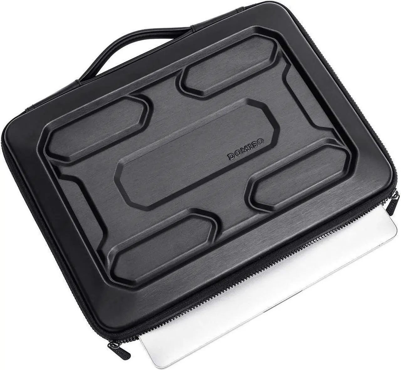 Alt view image 7 of 7 - 17-Inch Laptop Hard Shell - ABS Equipment Case: Protective, Waterproof, Lightweight Computer Carrying Case for Travel, Gaming, and More - Adaptable for Various Needs - Black