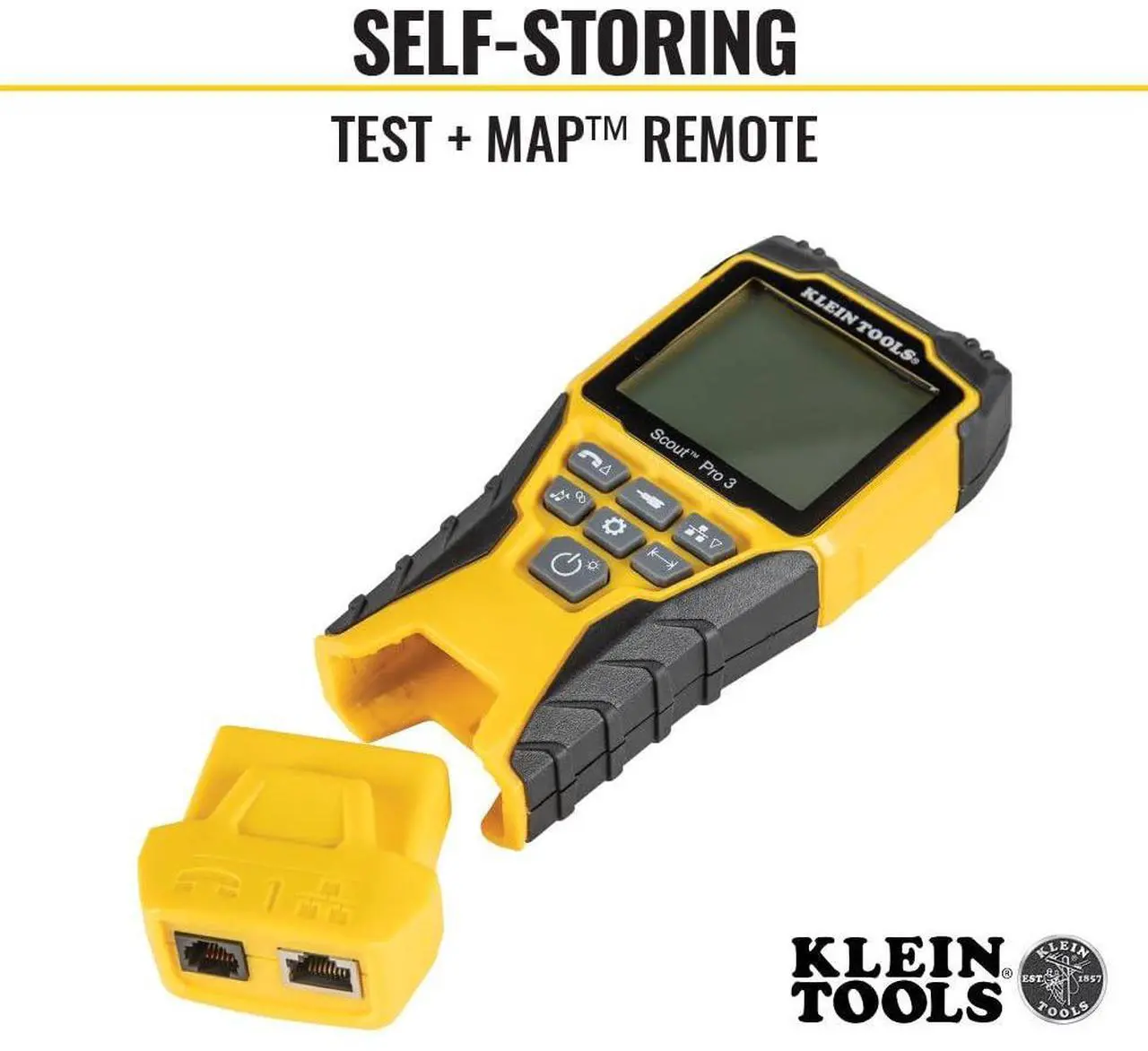 Alt view image 5 of 6 - KLEIN TOOLS VDV501-851 Cable Tester Kit with Scout Pro 3 for Ethernet / Data, Coax / Video and Phone Cables, 5 Locator Remotes