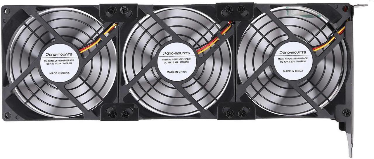 Main image of GPU Fan Cooler PCI Slot Triple 92mm 90mm Graphic Card Fans for Video Card VGA Cooler Fans Compatible with Tesla K80 R9 280 GTX 580 Nvidia GTX 970 RX570 r9 390x EVGA RTX 1080ti 2070 2080Ti