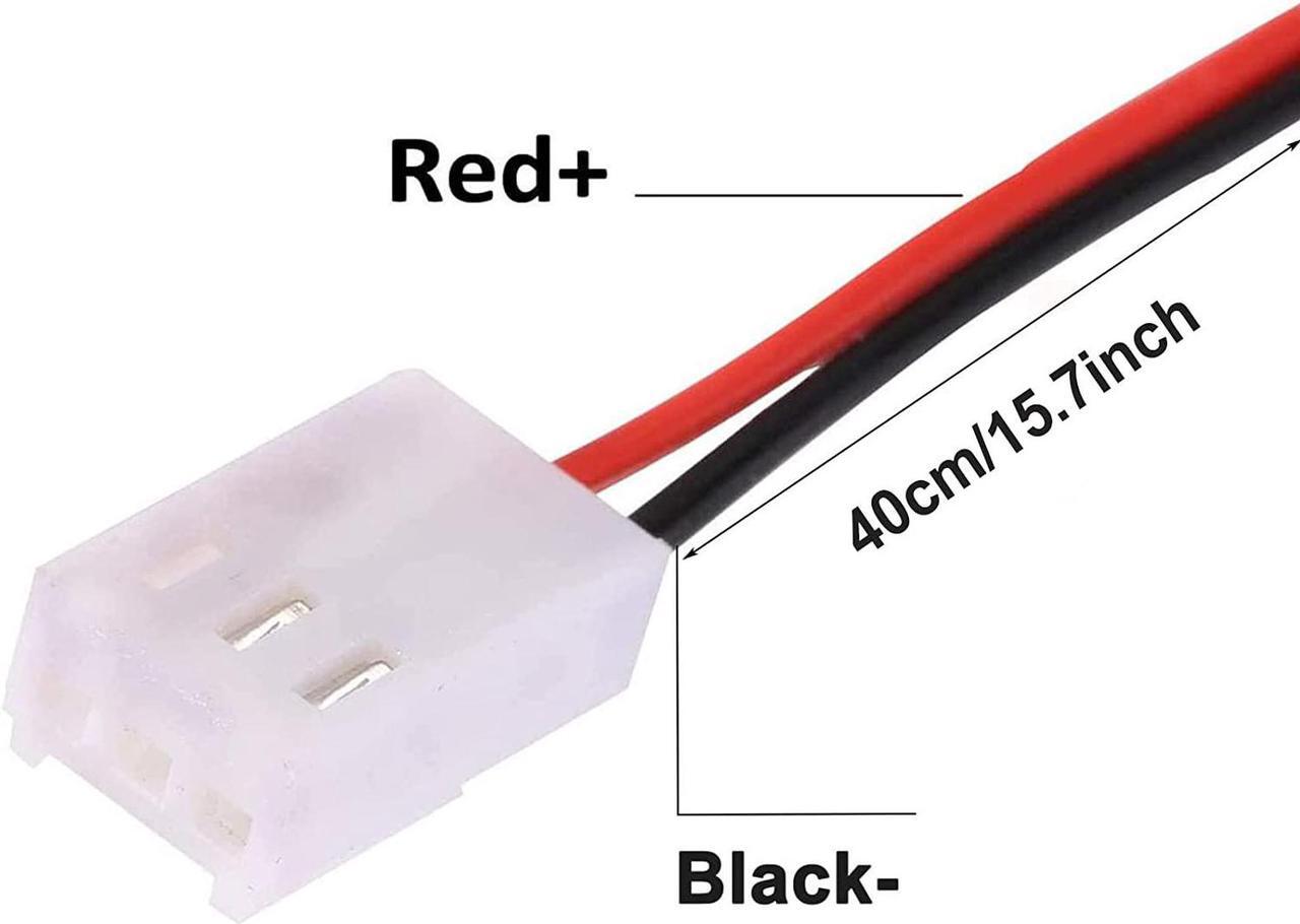 Alt view image 5 of 5 - 12V Moisture-Proof Fan 120mm 2-Pack High Speed 12 Volt 2 Wire 3 Pin Exhaust Cooling Fan 3000RPM