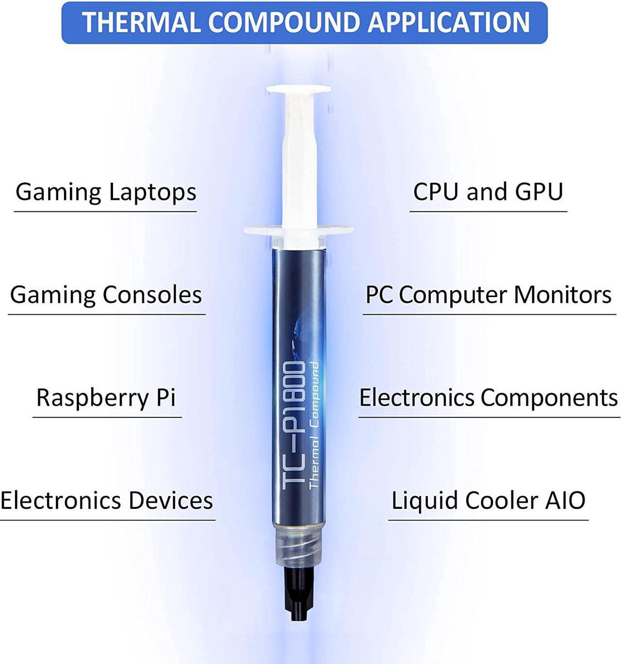 Alt view image 7 of 7 - PANO-MOUNTS 3g Thermal Paste (18W/m·K) - High-Performance CPU/GPU Thermal Grease Compound for PC, Laptop, PS5, Graphics Cards - Heat Sink Compound & Thermal Paste for Processors
