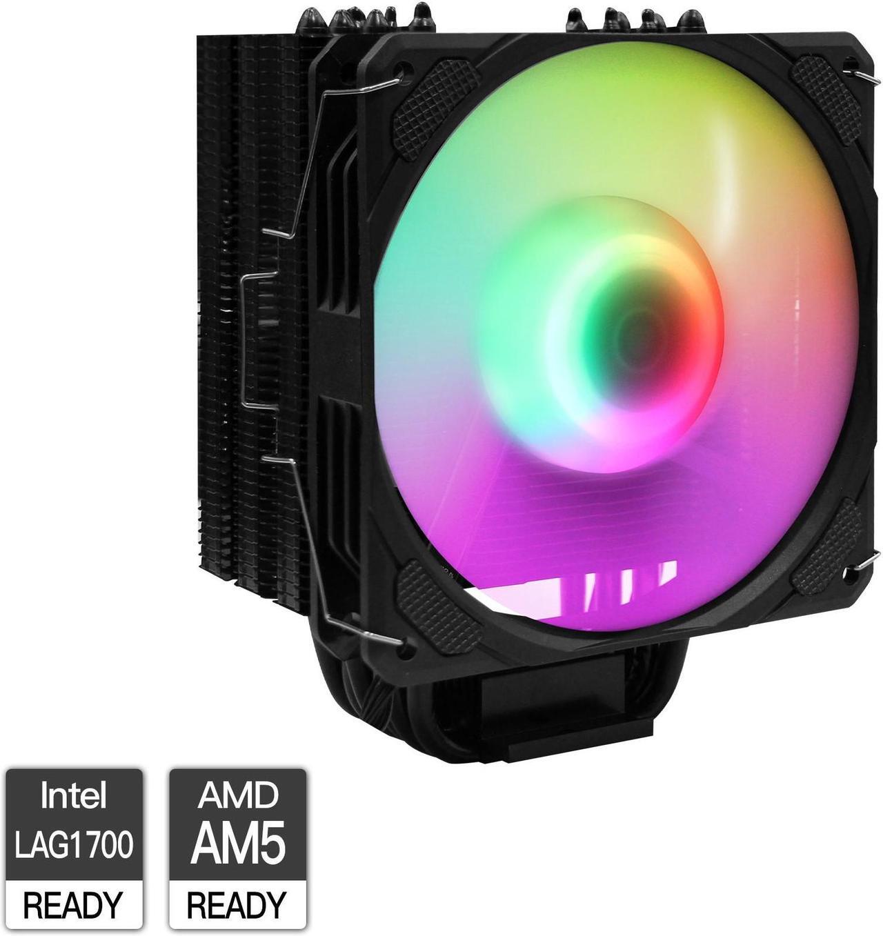 Main image of PANO-MOUNTS CPU Cooler Stock Air Cooling Fan with 120mm ARGB 4Pin PC PWM Fans 6 Heat Pipes TDP 210W for Intel LGA 1700 LGA 1200 LGA 1155 LGA 1151 AMD AM5/AM4