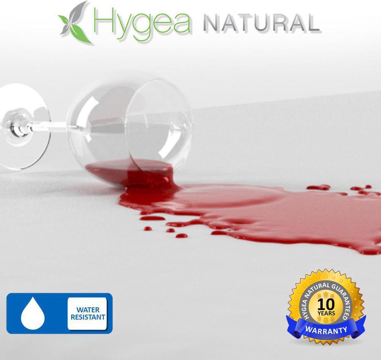 Alt view image 5 of 5 - Hygea Natural - Hypo-Allergenic, Bed bug proof, Water Resistant - Standard King Size Bed Bug Pillow Cover - King 21" x 37" - 2 Pack