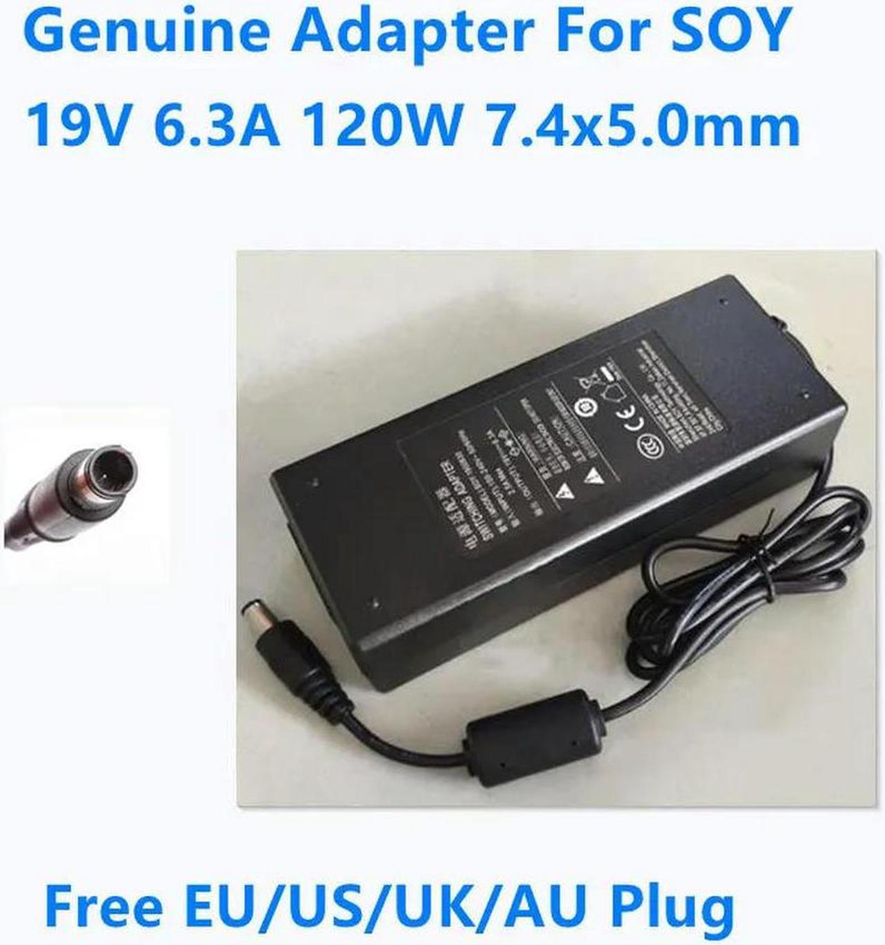 OIAGLH 19V 6.3A 120W 7.4x5.0mm  SOY-1900630 Power Supply AC SWITCHING Adapter For Laptop Monitor Charger