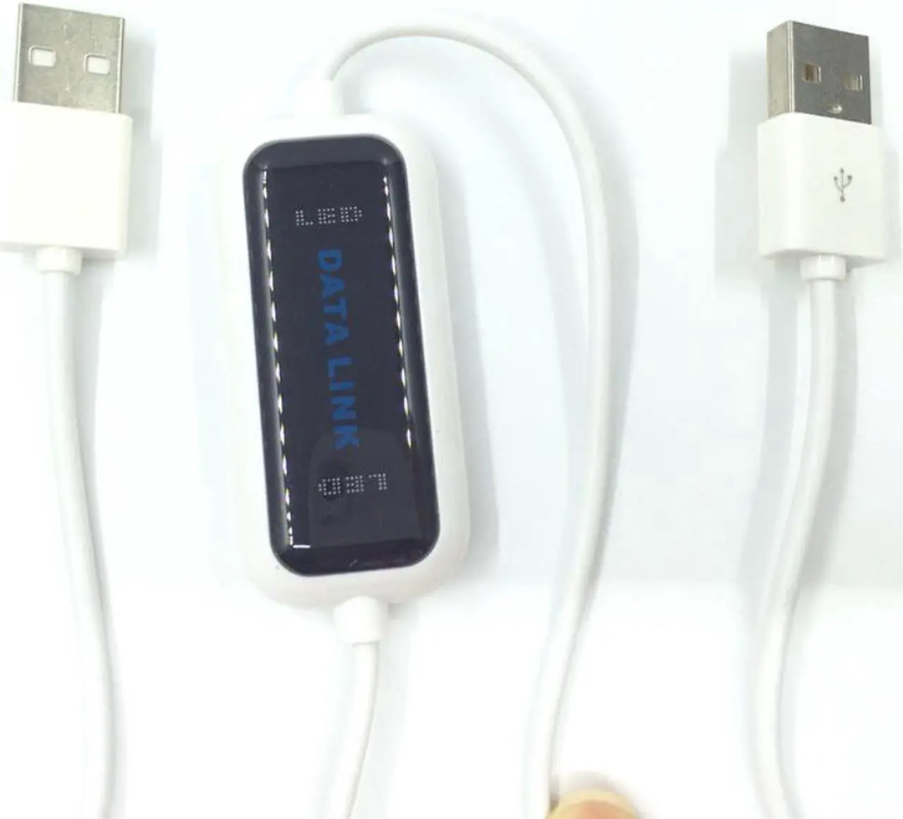 Alt view image 2 of 3 - USB 2.0 High Speed PC To PC Online Share Sync Link Net Direct Data File Transfer Bridge LED Cable Easy Copy Between 2 Computer