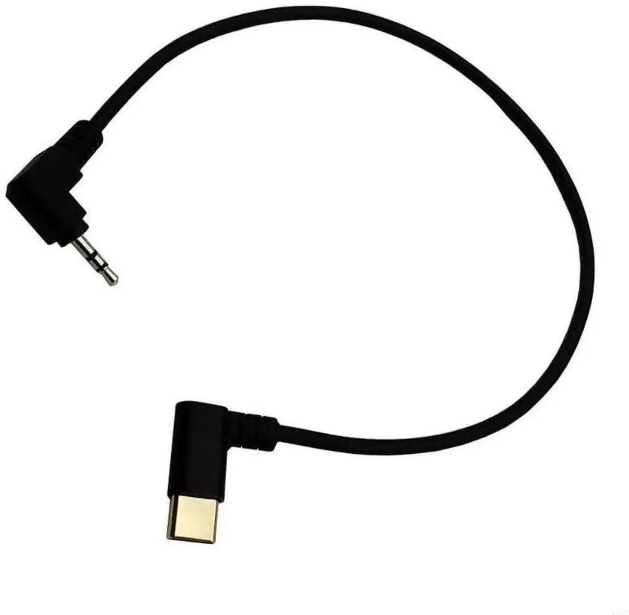 Alt view image 2 of 3 - 90 Degree elbow USB Type-C to 2.5 mm Male AUX Audio Headphone 2.5 Jack cable Adapter For Headphone Computer Speaker