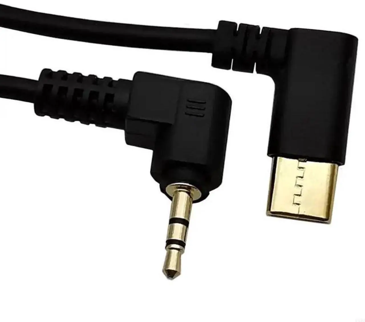 Alt view image 3 of 3 - 90 Degree elbow USB Type-C to 2.5 mm Male AUX Audio Headphone 2.5 Jack cable Adapter For Headphone Computer Speaker