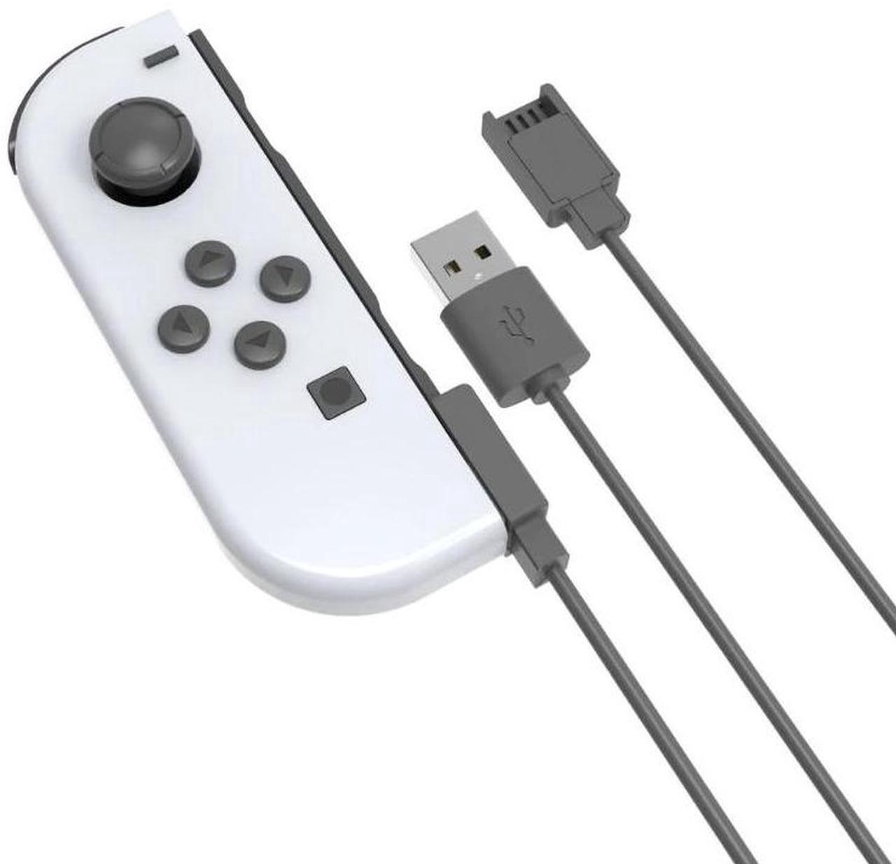 Alt view image 2 of 2 - Charger Cable for Joycon Controller 2 in 1 Joy pad Charging Cable for Nintendo Switch/ Switch Oled 2.5m Portable Charger Cable