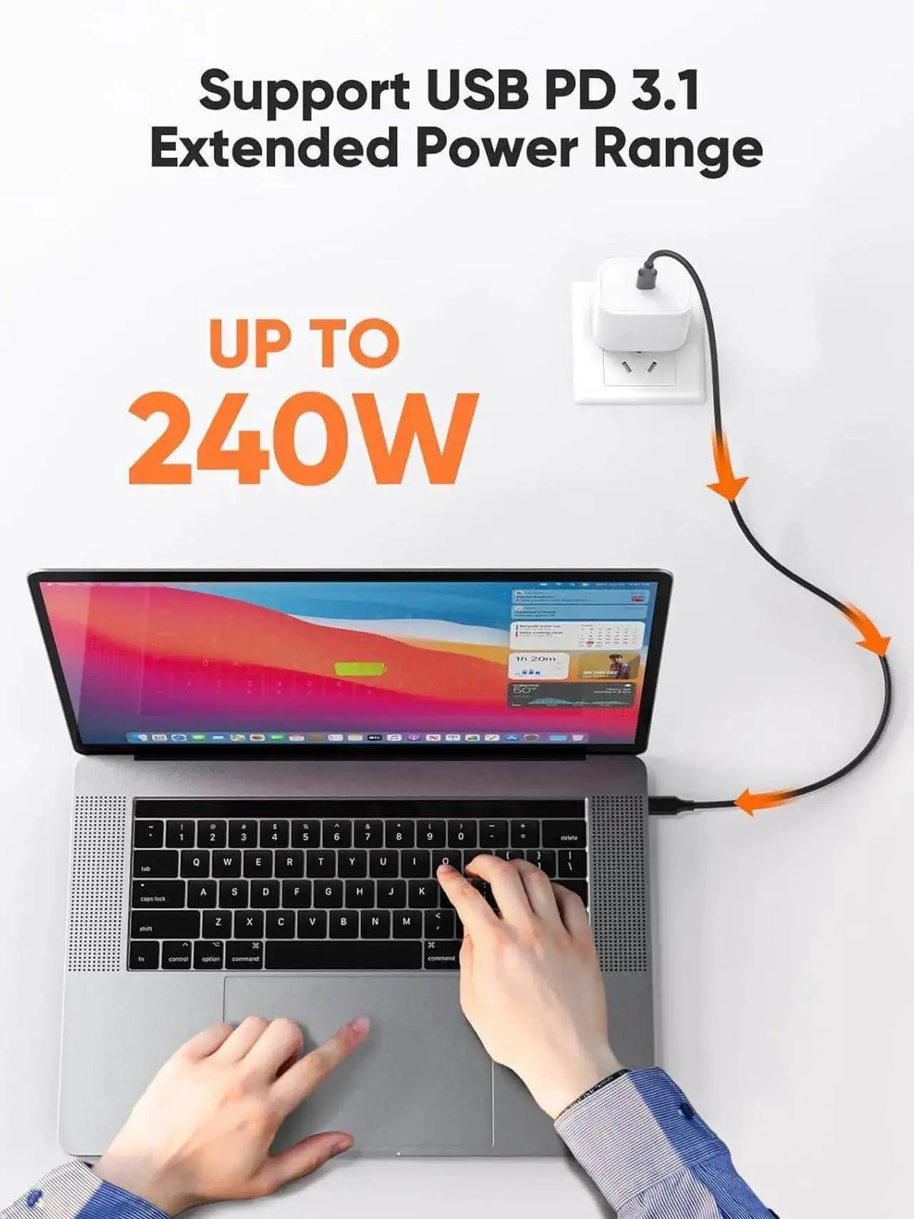 Alt view image 7 of 7 - USB C to DisplayPort 1.2 Cable 6FT [4K@60Hz, 2K@165Hz, 2K@144Hz] USB Type C to DP Cord Thunderbolt 3/4 Compatible for iPhone 16 15 Pro Max MacBook Pro/Air iMac iPad XPS Galaxy, Aluminum