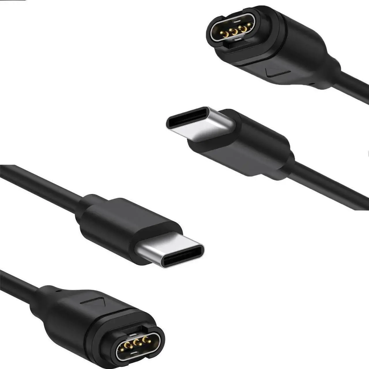 Main image of 2 Packs USB C Charger Compatible with Garmin Watch Charger, Charging Cable for Garmin Watch Fenix 8 7 7S 7X 6 6S 6X 5 5S Plus, Forerunner 245 945,Instinct,Vivoactive 4 4S 3,Venu,3.3FT/1M