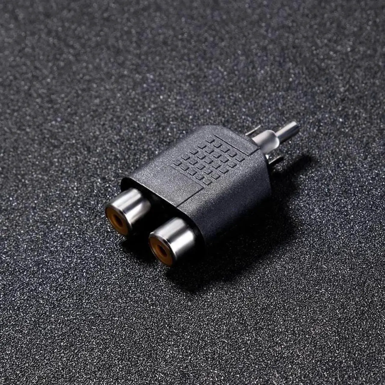 Alt view image 6 of 6 - 2Pcs RCA Y Splitter AV Audio Video Cables Plug Converter 1 Male to 2 Female Cable Adapters Connectors Adapter