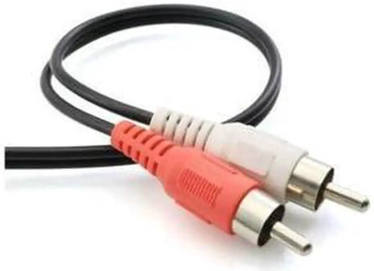 Alt view image 2 of 3 - 1Pcs 3.5mm Stereo Female To 2 Male RCA Jack Adapter Aux Audio Y Cable Splitter