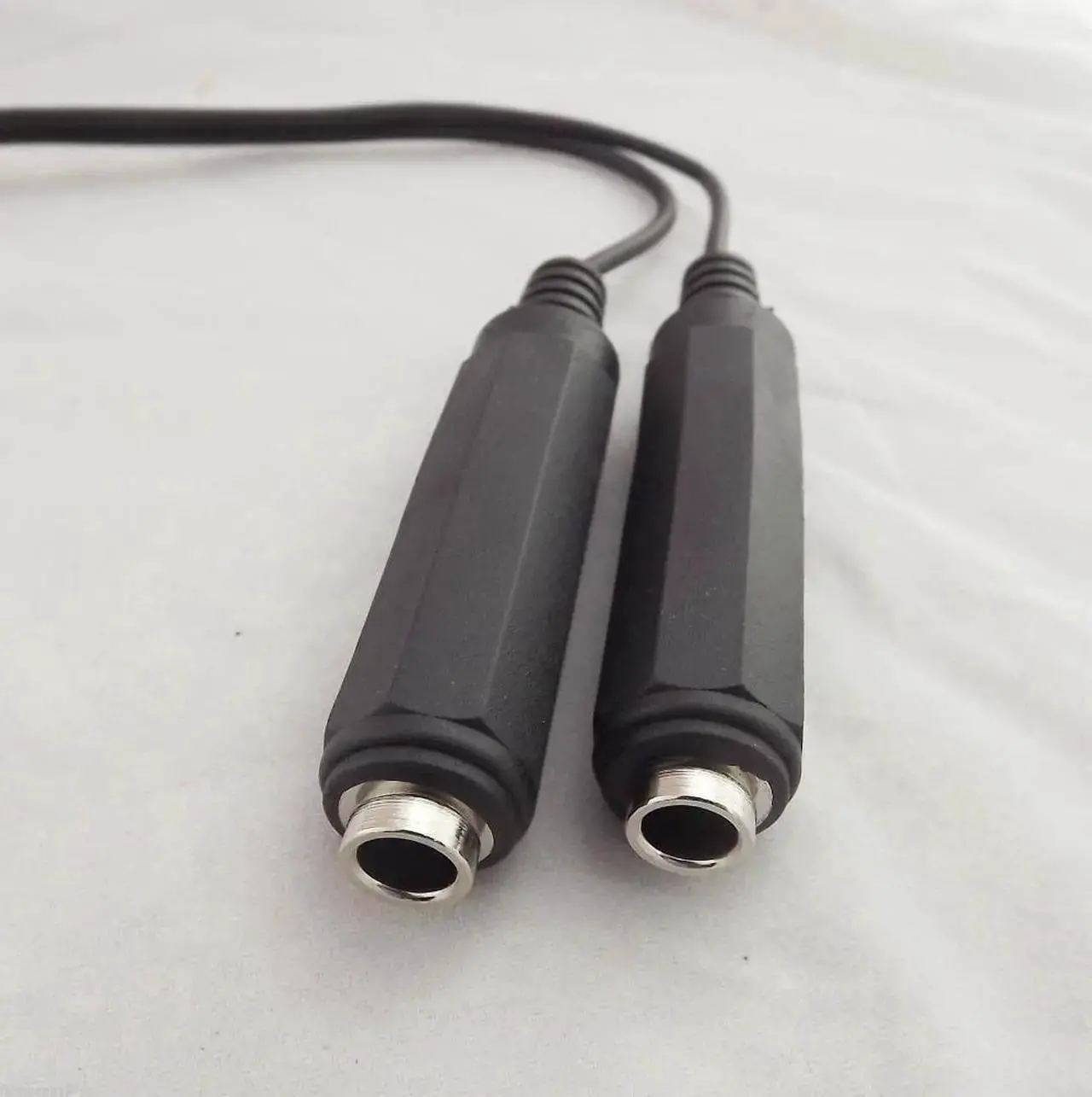 Alt view image 2 of 5 - 1Pcs 3.5mm Male Plug Stereo To Dual 6.35mm Female Audio Splitter Adapter Cable 20cm