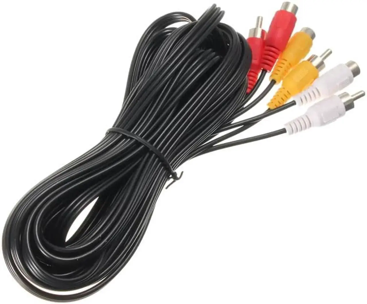 Alt view image 2 of 5 - 1Pcs 5M 3 RCA Male To Female Plug Adapter AUX Cables DVD Audio Video AV Splitter Converter Extension Cable Wire Cord