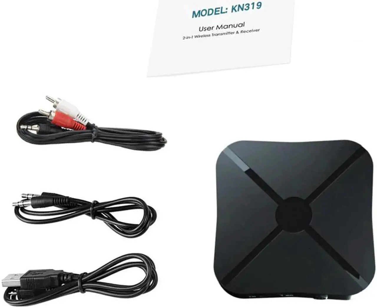 Alt view image 2 of 5 - 2 in 1 Wireless Bluetooth 4.2 Receiver Transmitter Home TV MP3 PC Wireless Adapter Audio 3.5MM AUX Stereo For Speaker TV Car PC