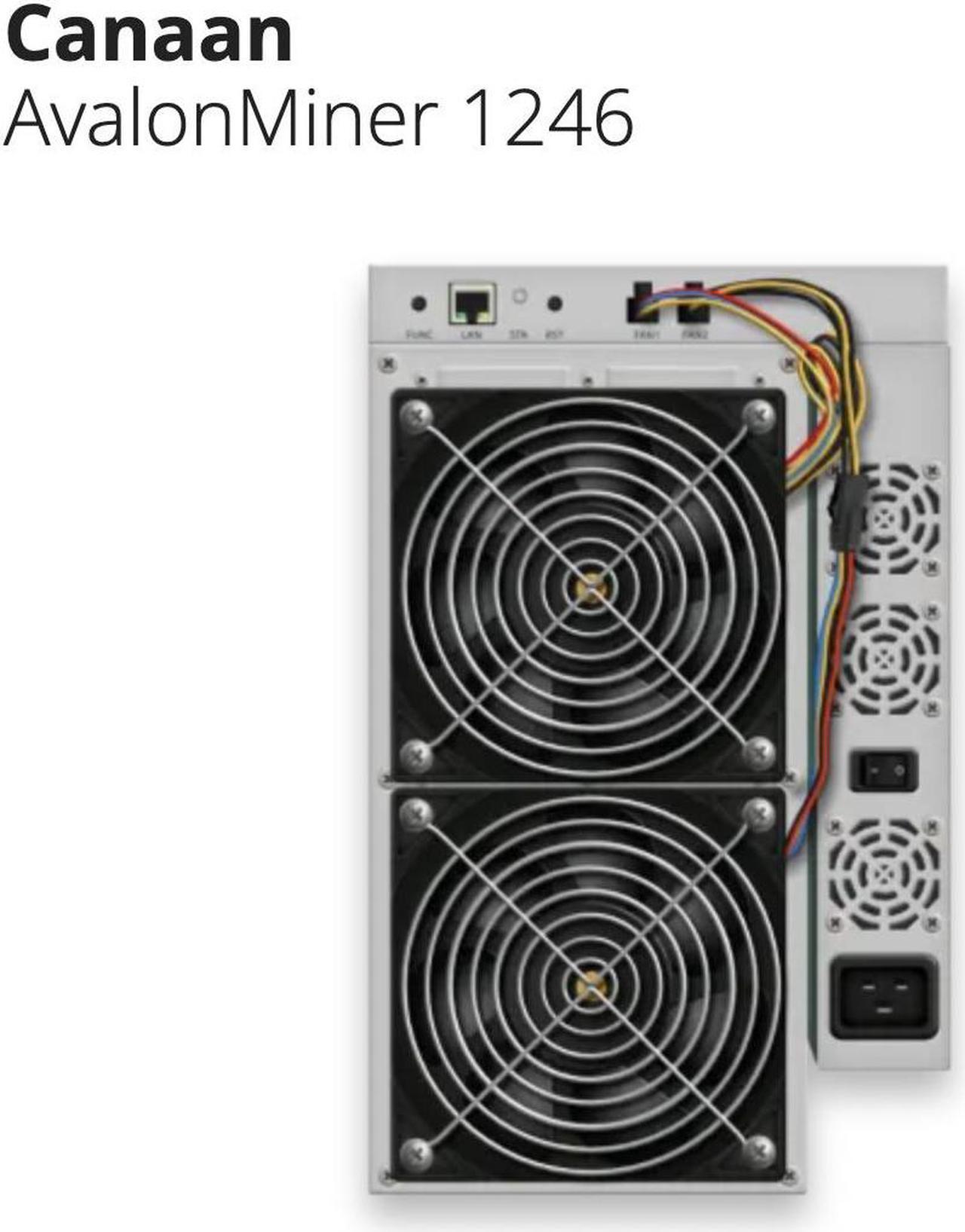 NEW Avalon 1246 85Th/s Bitcoin Miner Asic Miner Crypto SHA-256 Mining Machine