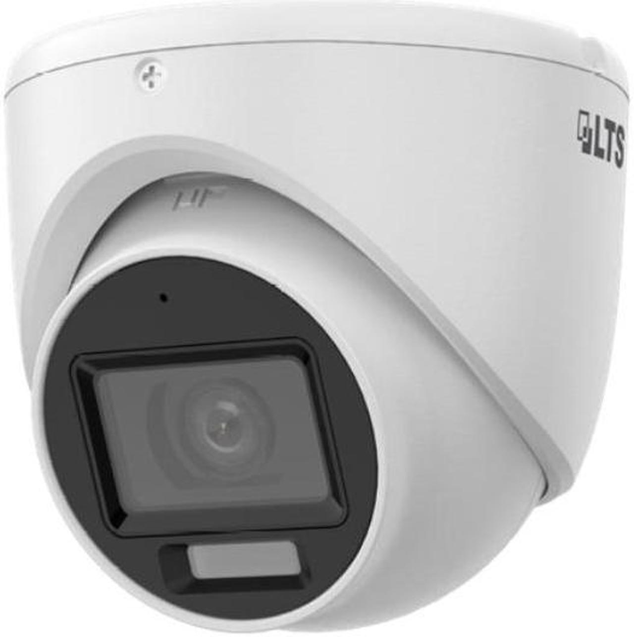 Main image of LT Security Inc. LTCMHT2122-28LF 2MP Smart IR WDR 3D-DNR Outdoor Network PoE Turret Camera with 2.8mm Lens, Metal