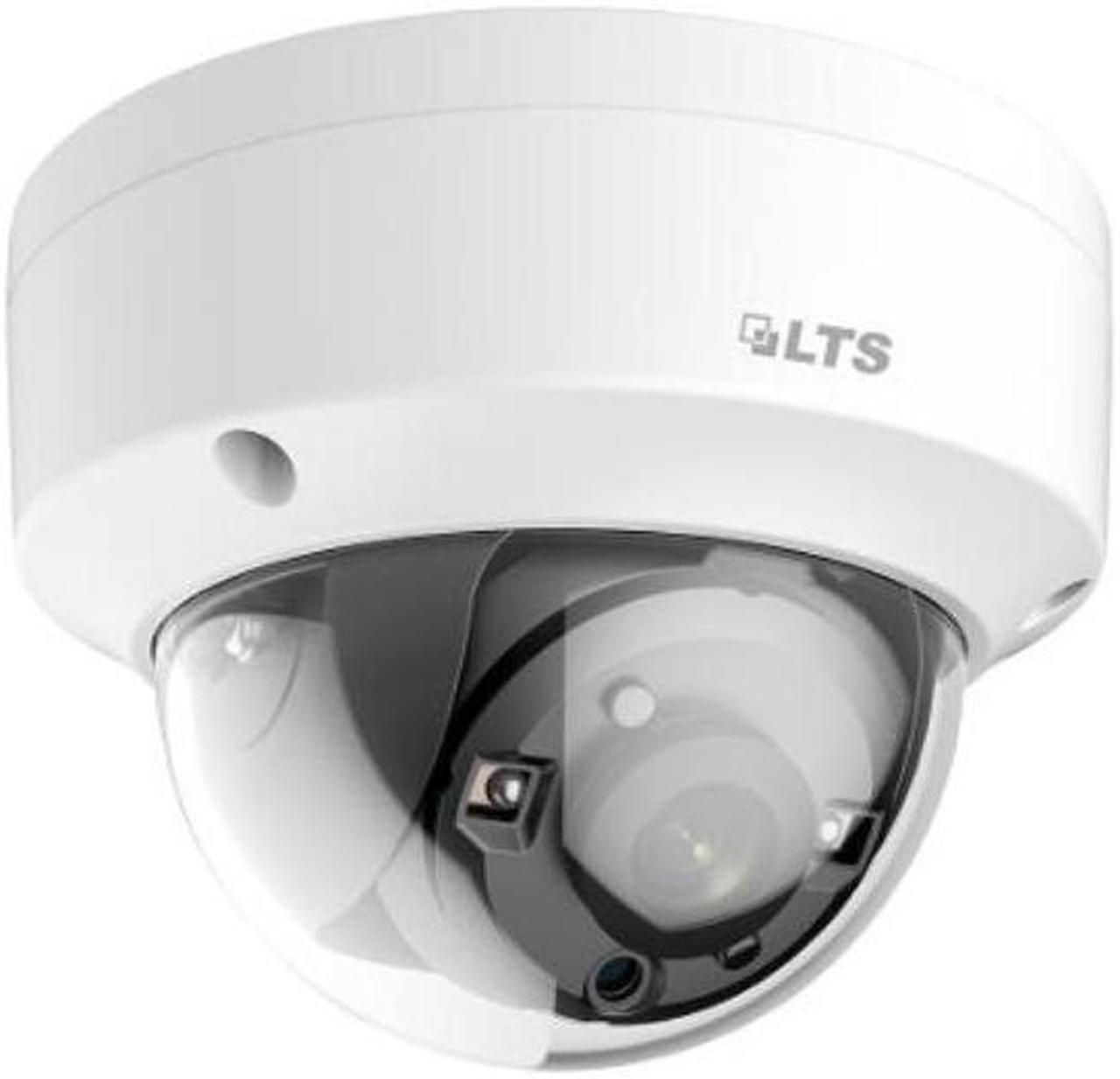 Main image of LT Security Inc. LTCMHD7382-28F 8MP Smart IR WDR 3D-DNR Outdoor Network PoE Dome Camera with 2.8mm Lens, Metal