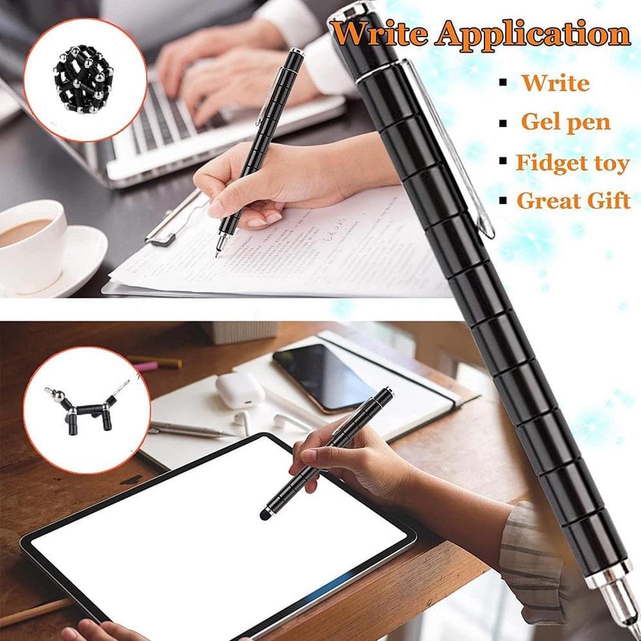 Alt view image 5 of 5 - Modular Magnetic Magic Fidget Pen DIY Screen Stylus Relieving Stress Multifunctional Magnet Writing Pen