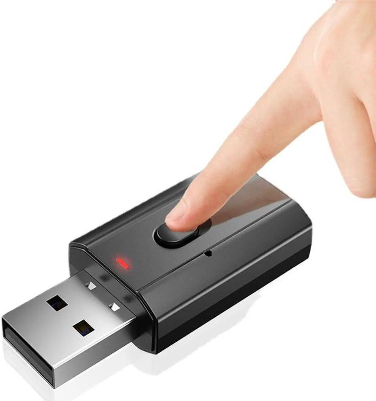 Alt view image 7 of 7 - 5.0 Bluetooth transmitter receiver two in one car home TV computer USB wireless audio adapter