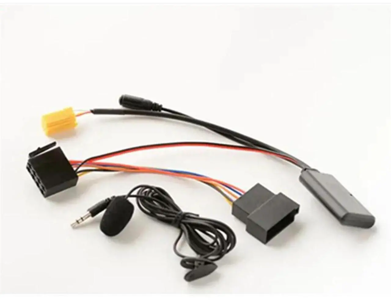 Alt view image 2 of 5 - Furulu Bluetooth 5.0 Aux Cable Microphone Adapter Iso 6Pin With Harness Wire For Fiat Grande Punto Alfa Romeo