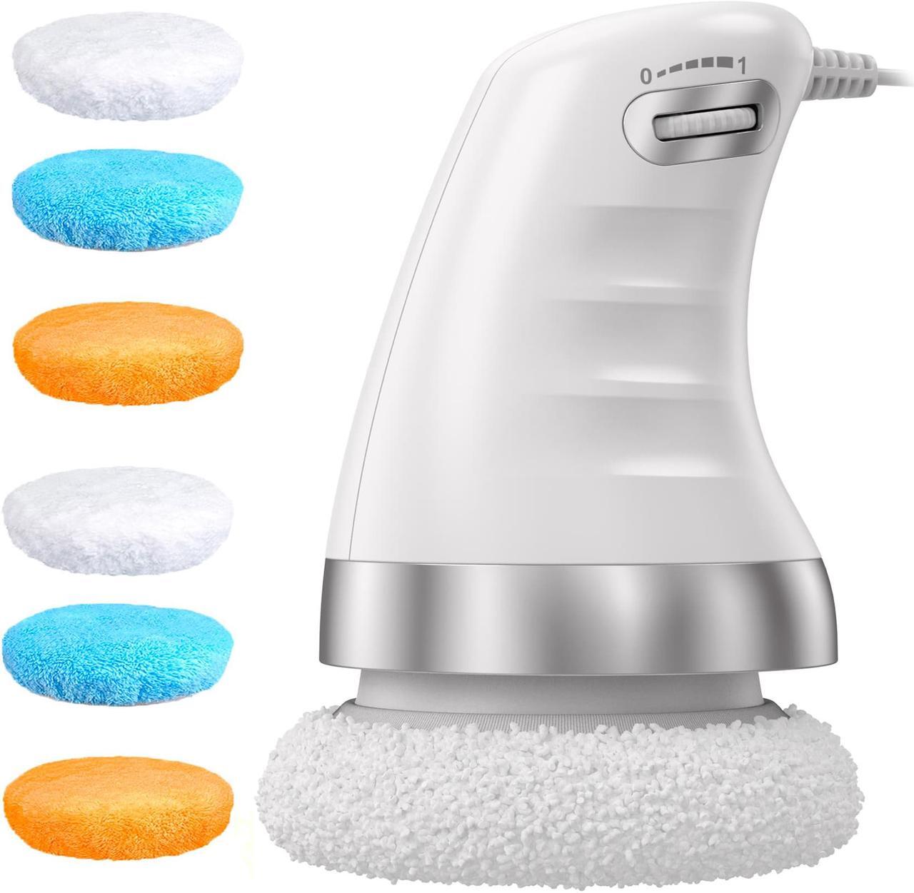 Main image of Cellulite Massager Body Sculpting Machine Handheld Electric Body Cellulite Remover Massager Machine for Neck Shoulders Arm Butt Leg with 6 Massage Washable Pads White