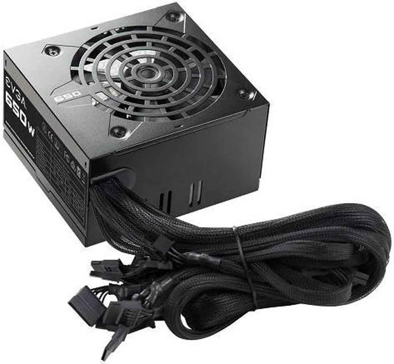 Alt view image 2 of 2 - EVGA 100N10650L1 650W Power Supply, Ultra Quiet Fan Design
